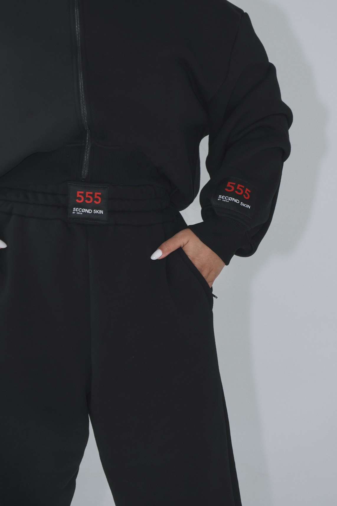 3 Black Afterwork sweatpants